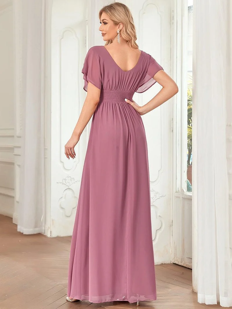Meilleurs Choix de Robes de Demoiselle d'Honneur à Motif d'Orchidées Violettes