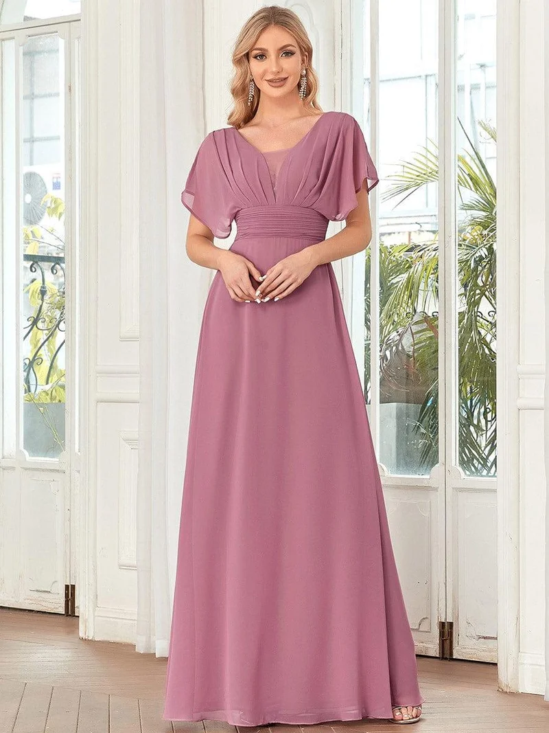 Meilleurs Choix de Robes de Demoiselle d'Honneur à Motif d'Orchidées Violettes