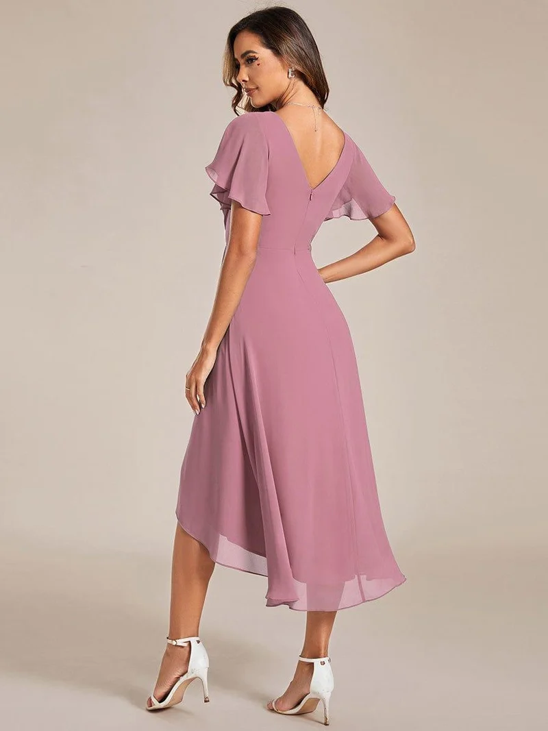 Meilleurs Choix de Robes de Demoiselle d'Honneur à Motif d'Orchidées Violettes