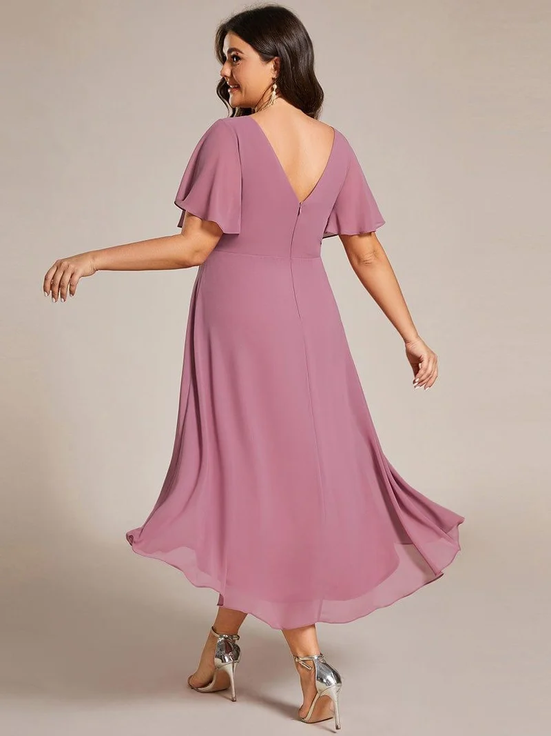 Meilleurs Choix de Robes de Demoiselle d'Honneur à Motif d'Orchidées Violettes