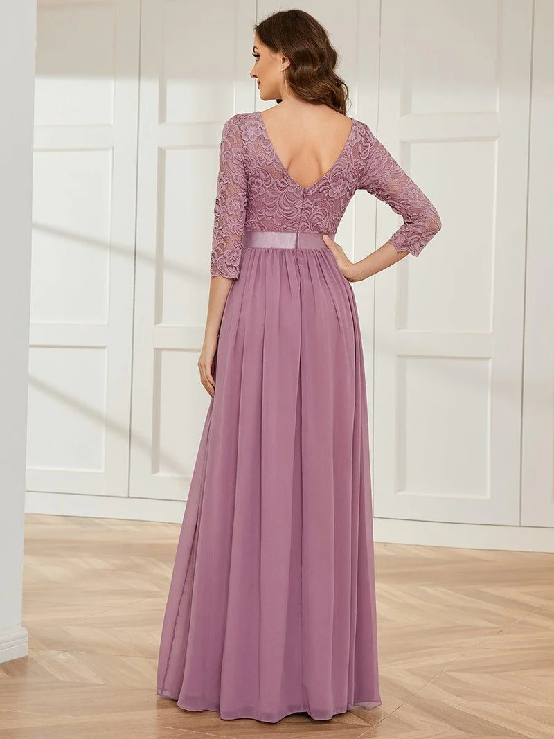Meilleurs Choix de Robes de Demoiselle d'Honneur à Motif d'Orchidées Violettes