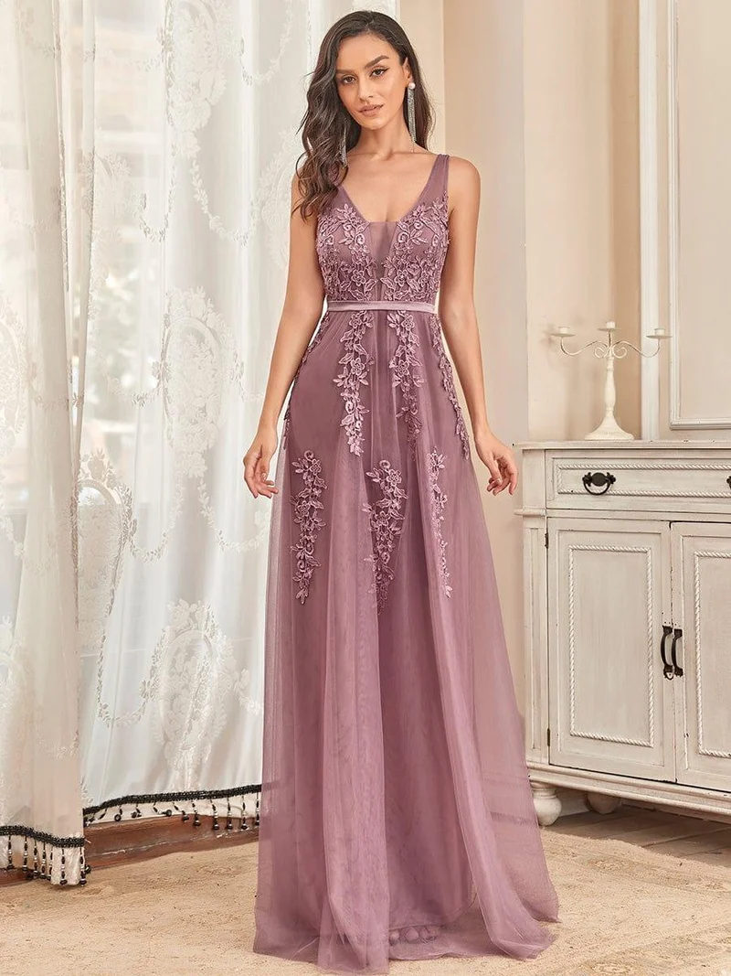Meilleurs Choix de Robes de Demoiselle d'Honneur à Motif d'Orchidées Violettes