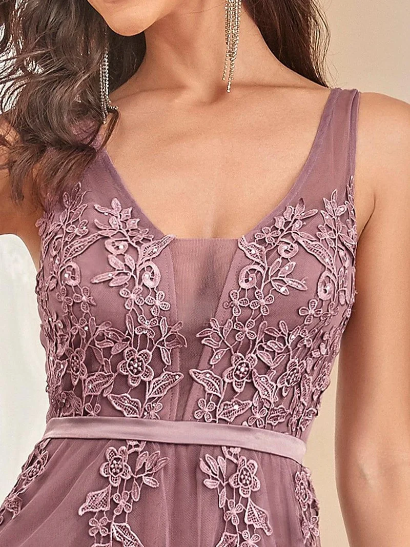 Meilleurs Choix de Robes de Demoiselle d'Honneur à Motif d'Orchidées Violettes