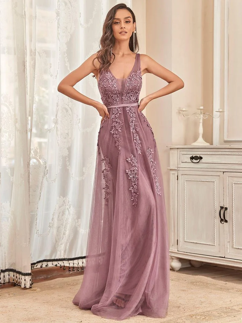 Meilleurs Choix de Robes de Demoiselle d'Honneur à Motif d'Orchidées Violettes