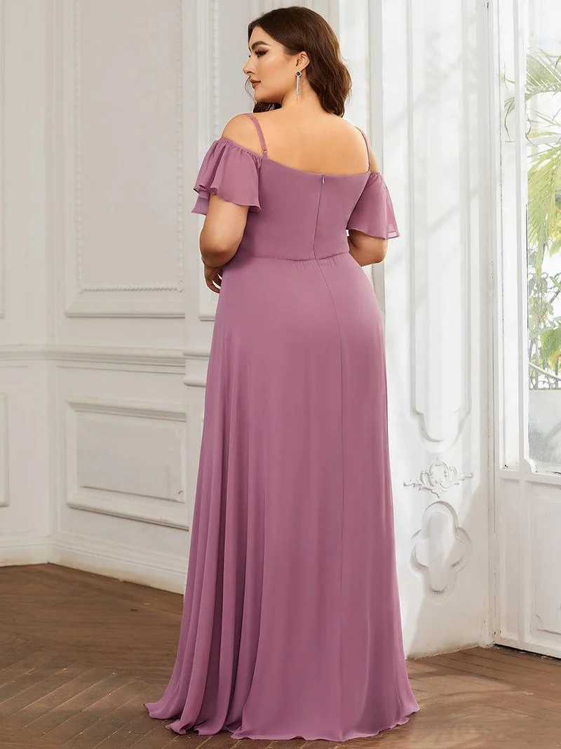 Meilleurs Choix de Robes de Demoiselle d'Honneur à Motif d'Orchidées Violettes