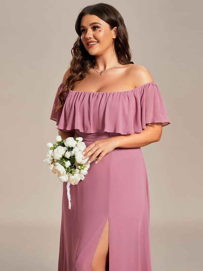 Meilleurs Choix de Robes de Demoiselle d'Honneur à Motif d'Orchidées Violettes