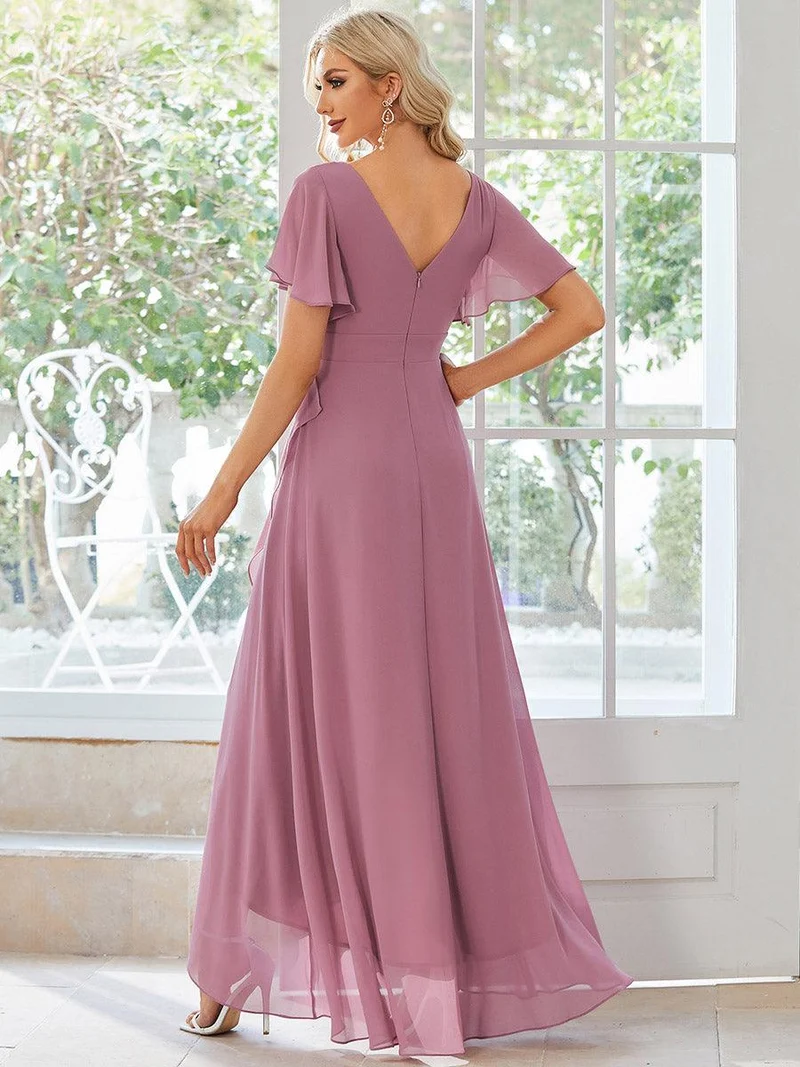 Meilleurs Choix de Robes de Demoiselle d'Honneur à Motif d'Orchidées Violettes