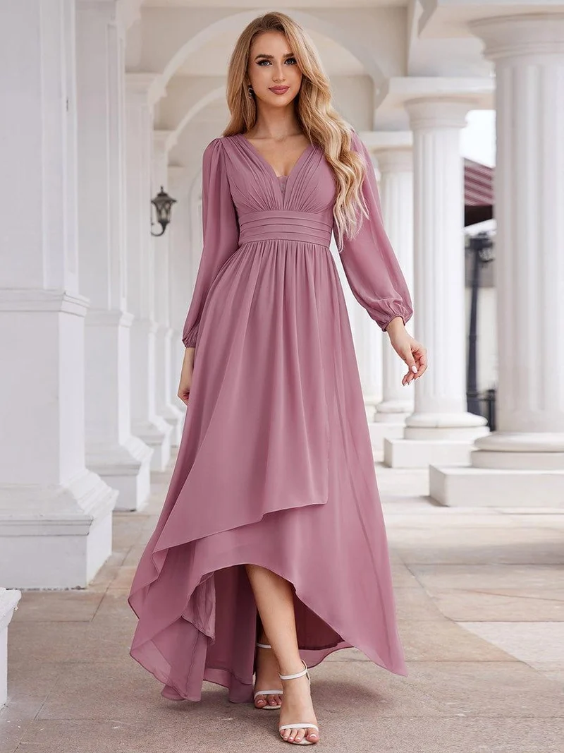 Meilleurs Choix de Robes de Demoiselle d'Honneur à Motif d'Orchidées Violettes
