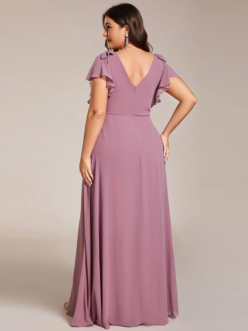Meilleurs Choix de Robes de Demoiselle d'Honneur à Motif d'Orchidées Violettes