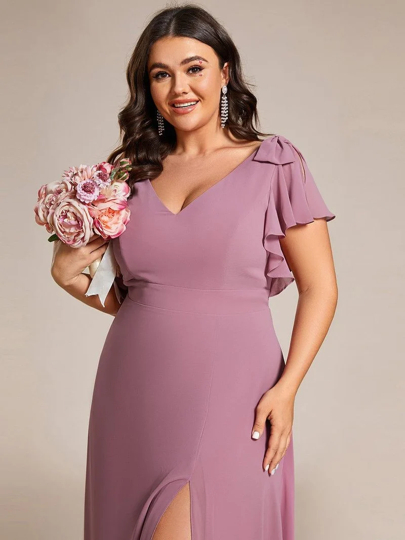 Meilleurs Choix de Robes de Demoiselle d'Honneur à Motif d'Orchidées Violettes