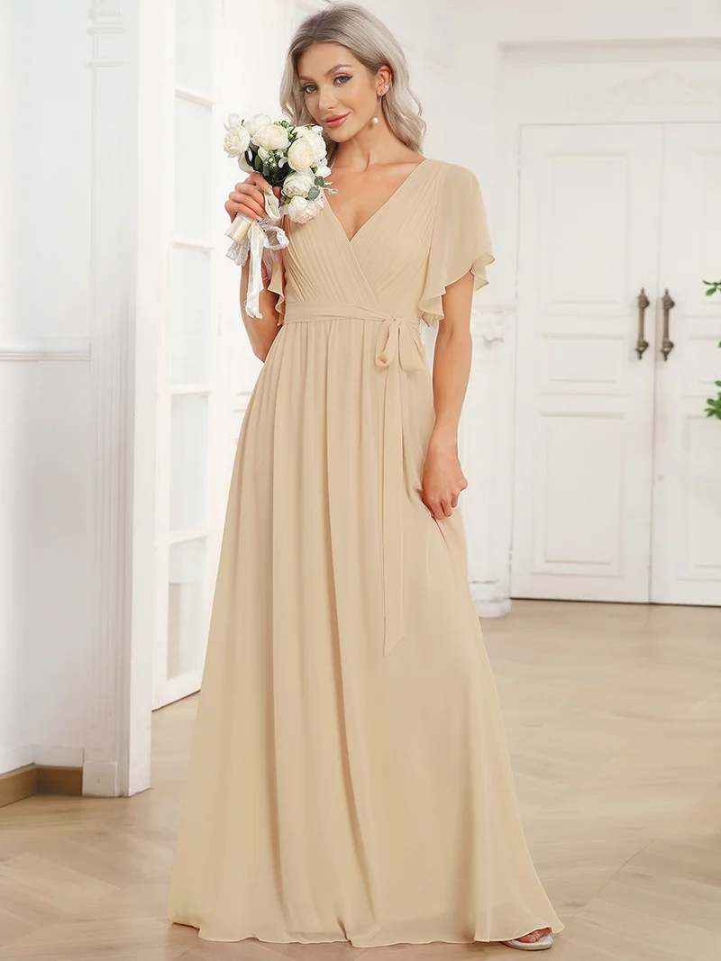 Meilleurs Choix de Robes de Demoiselle d'Honneur Champagne