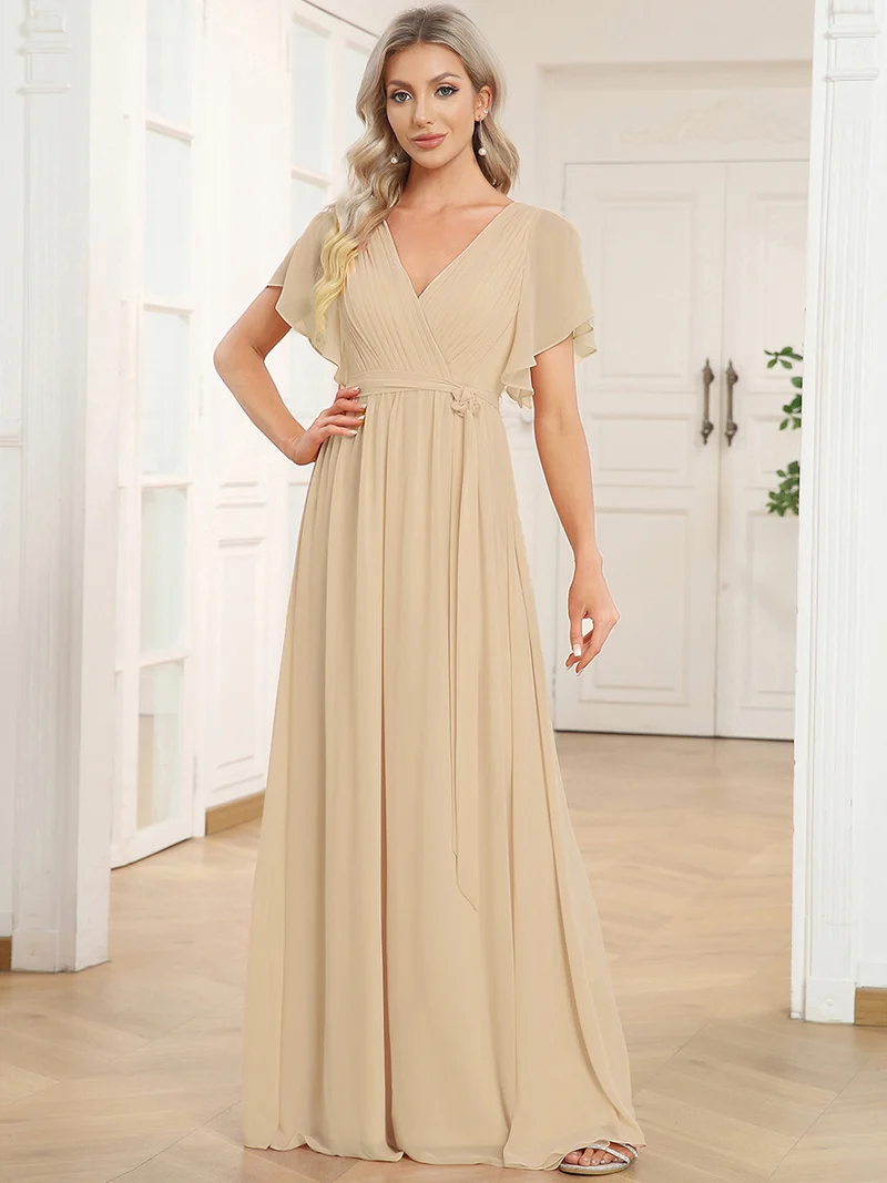 Meilleurs Choix de Robes de Demoiselle d'Honneur Champagne