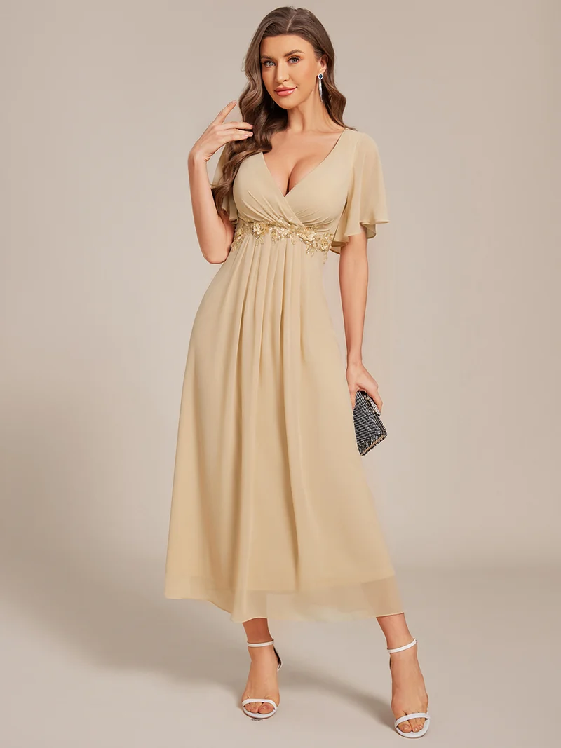 Meilleurs Choix de Robes de Demoiselle d'Honneur Champagne
