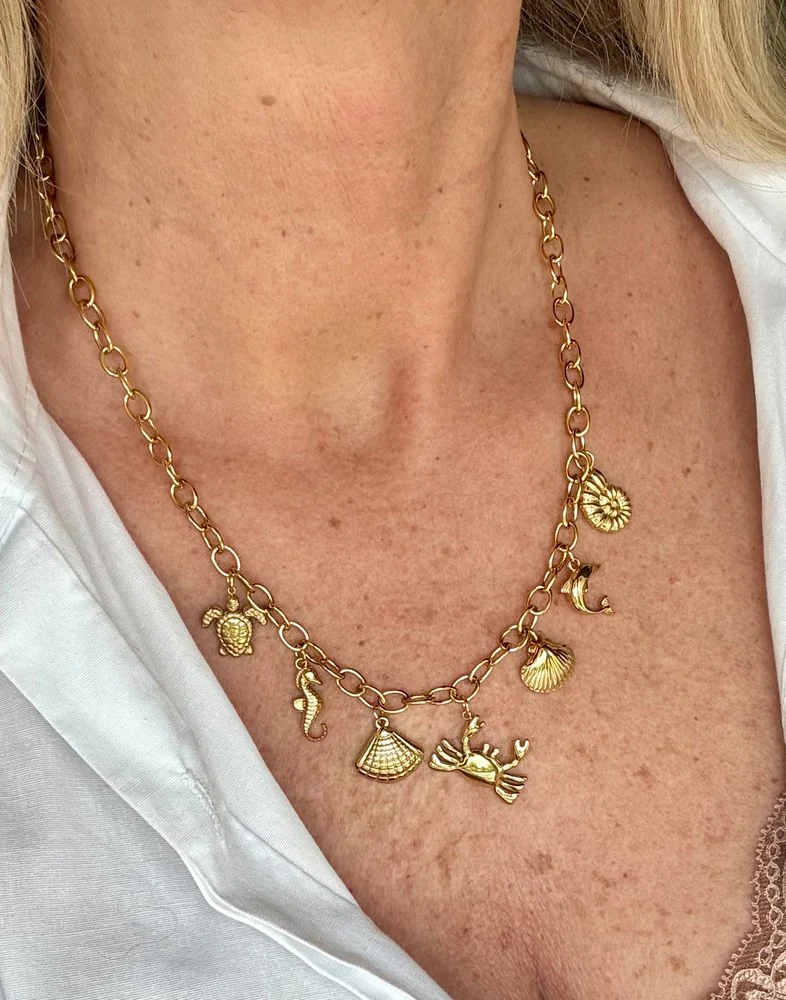 Collier Ibiza Crabe et Coquillages