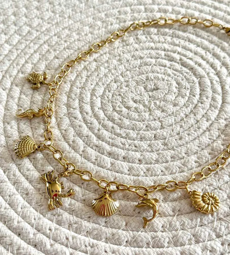 Collier Ibiza Crabe et Coquillages