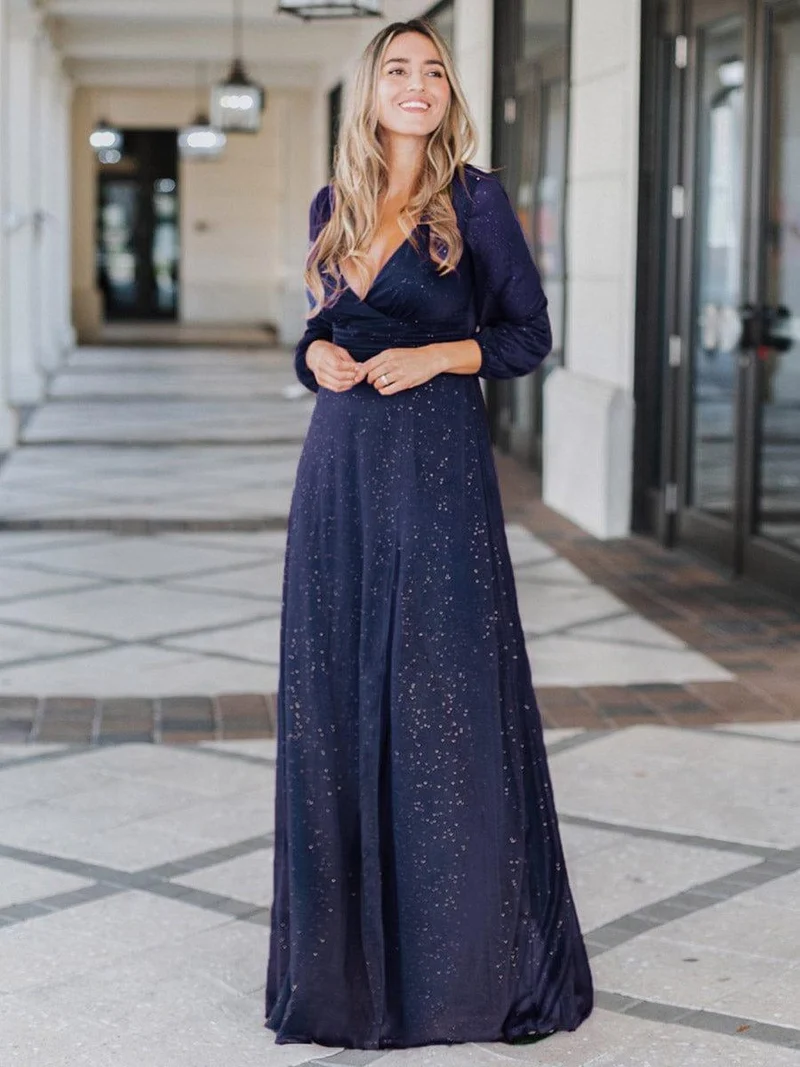 Meilleurs Choix de Robes de Demoiselle d'Honneur Bleu Marine