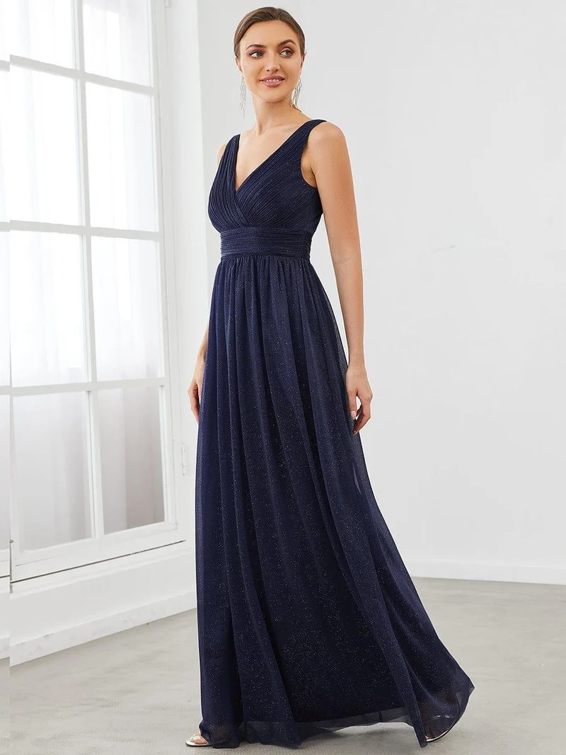 Meilleurs Choix de Robes de Demoiselle d'Honneur Bleu Marine