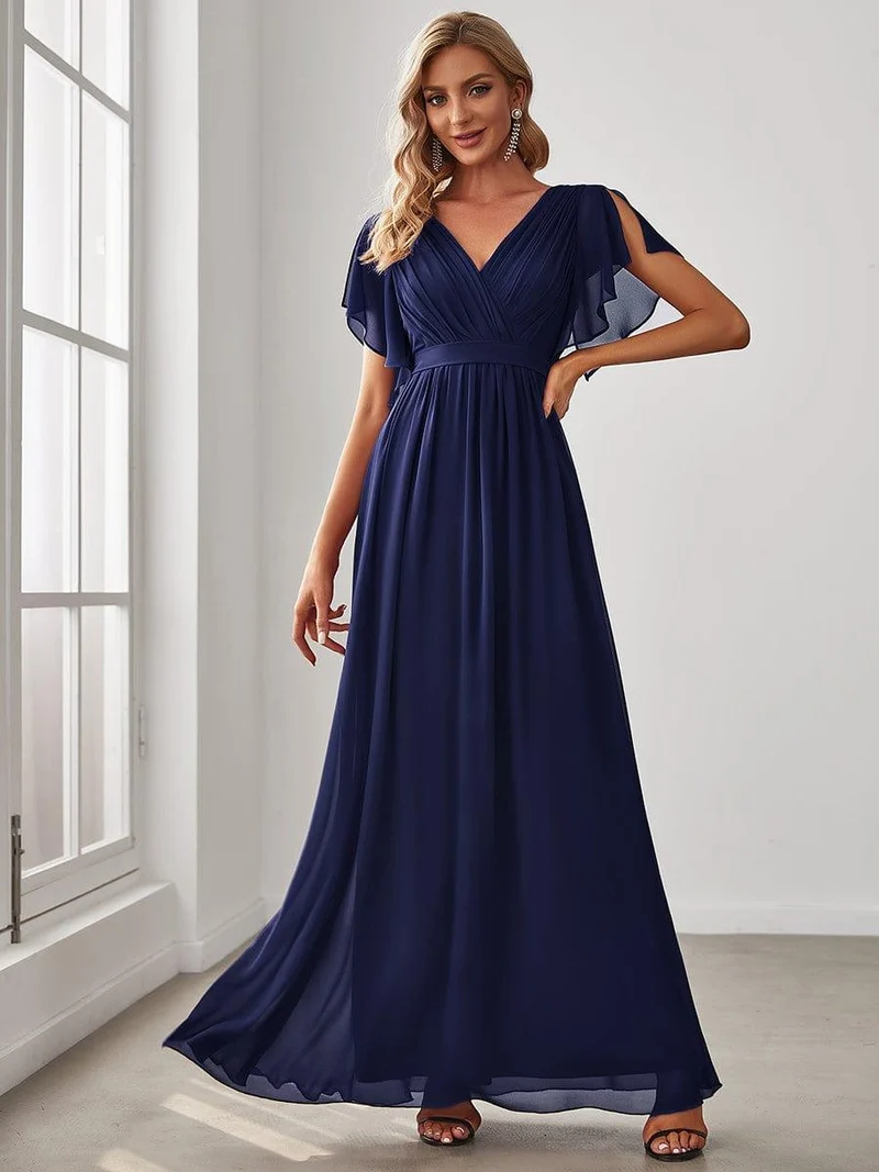 Meilleurs Choix de Robes de Demoiselle d'Honneur Bleu Marine
