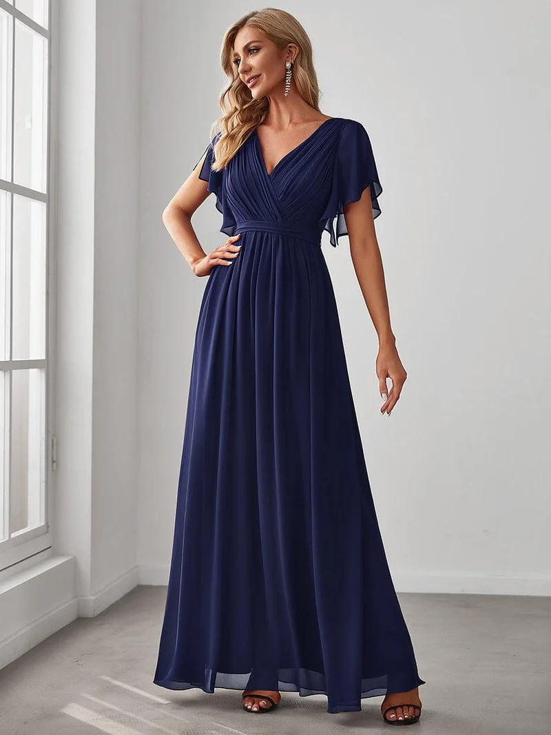 Meilleurs Choix de Robes de Demoiselle d'Honneur Bleu Marine