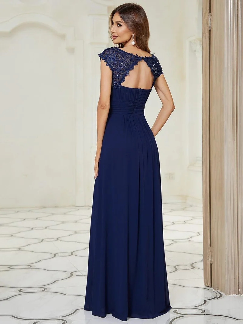 Meilleurs Choix de Robes de Demoiselle d'Honneur Bleu Marine