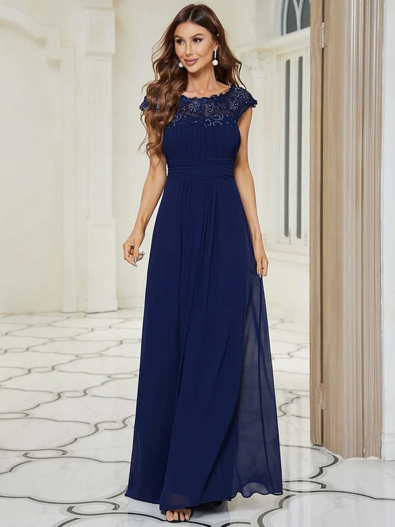 Meilleurs Choix de Robes de Demoiselle d'Honneur Bleu Marine