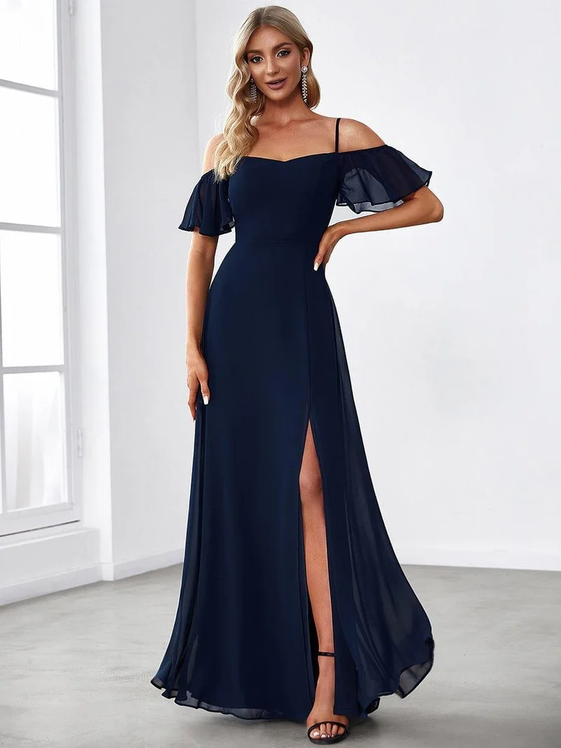 Meilleurs Choix de Robes de Demoiselle d'Honneur Bleu Marine