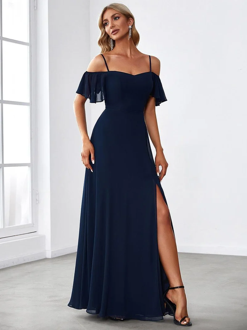 Meilleurs Choix de Robes de Demoiselle d'Honneur Bleu Marine