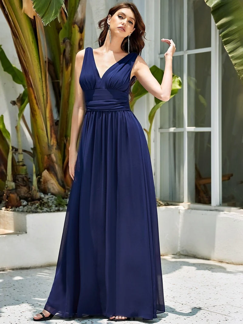 Meilleurs Choix de Robes de Demoiselle d'Honneur Bleu Marine