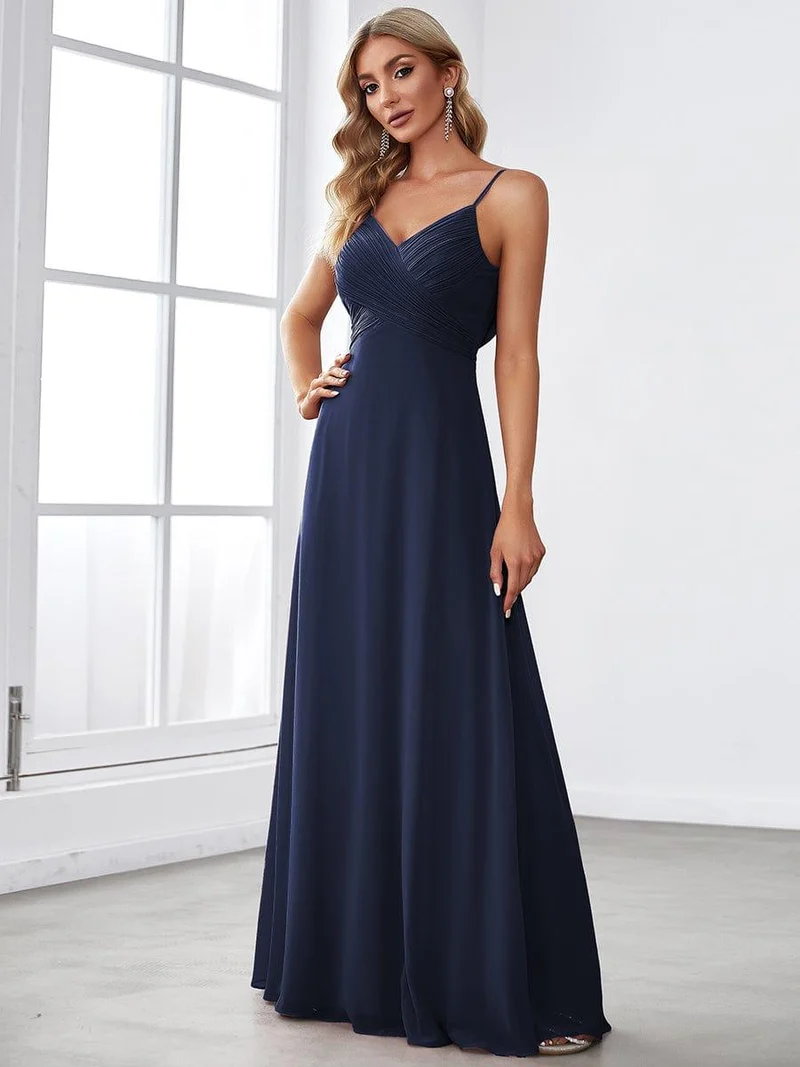 Meilleurs Choix de Robes de Demoiselle d'Honneur Bleu Marine
