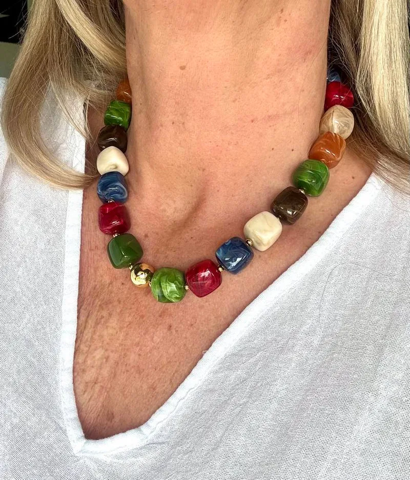 Collier Milan multicolore