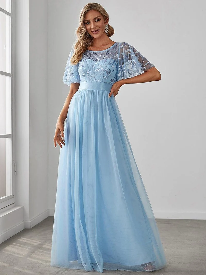 Meilleurs Choix de Robes de Demoiselle d'Honneur Bleues