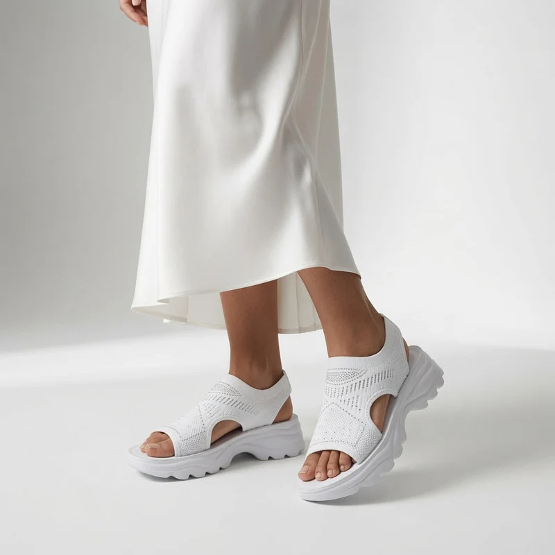 Sportelle™ — Sandale sport maille semelle crantée bride arrière