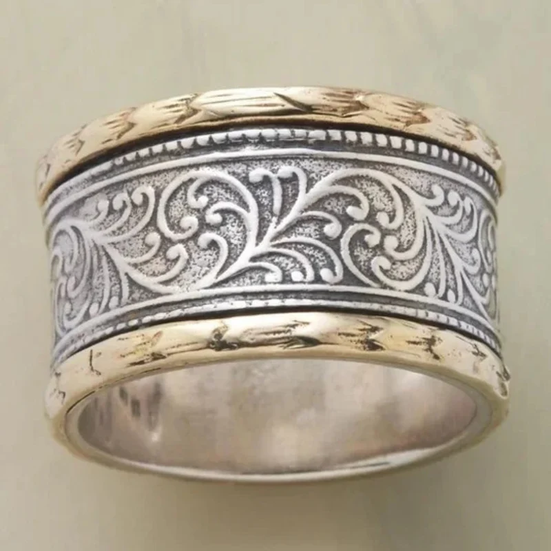 Bague Vintage en Or et Argent