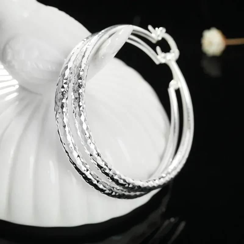 Boucles d'Oreilles en Argent Sterling