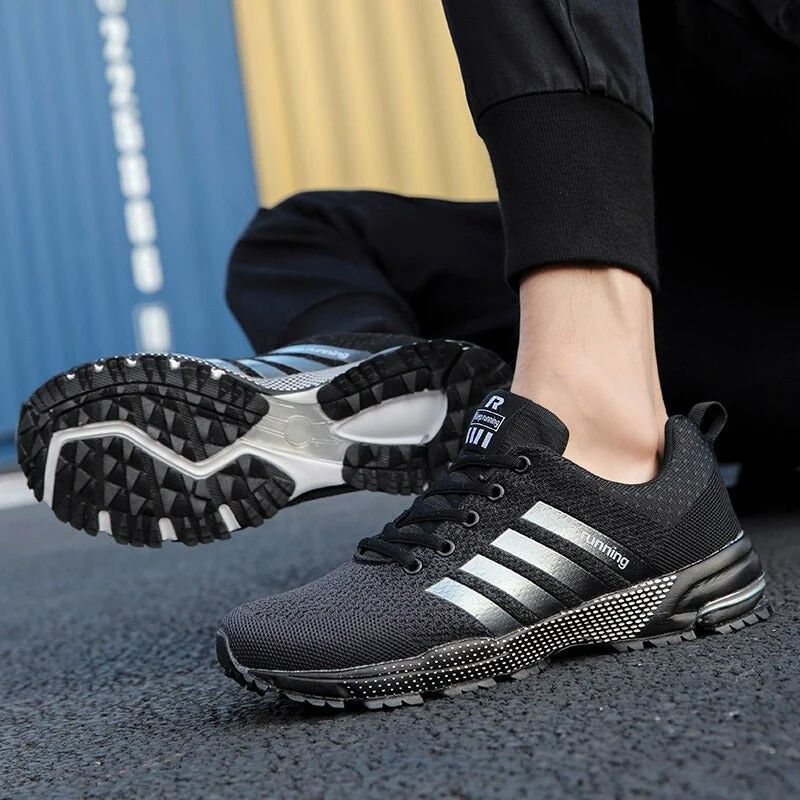 Sneakers homme à lacets avec semelle intérieure souple