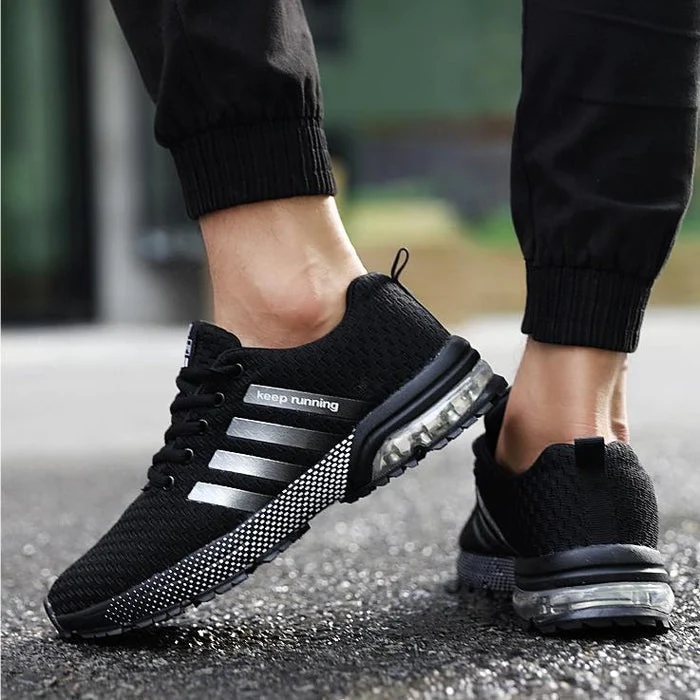Sneakers homme à lacets avec semelle intérieure souple