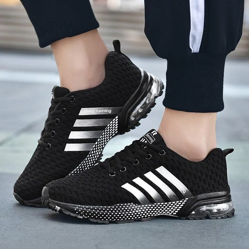 Sneakers homme à lacets avec semelle intérieure souple