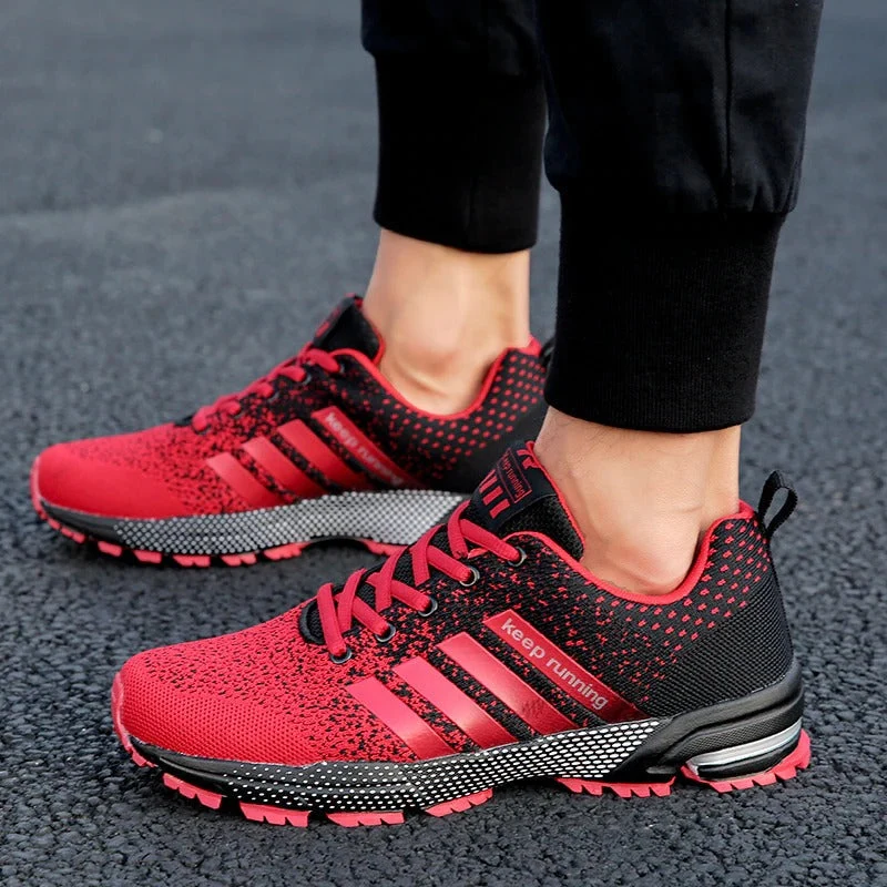 Sneakers homme à lacets avec semelle intérieure souple