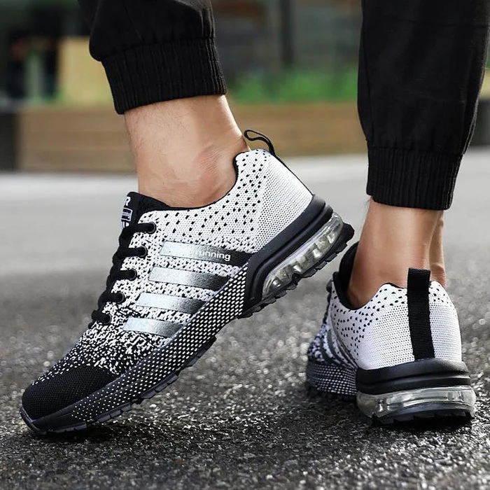 Sneakers homme à lacets avec semelle intérieure souple