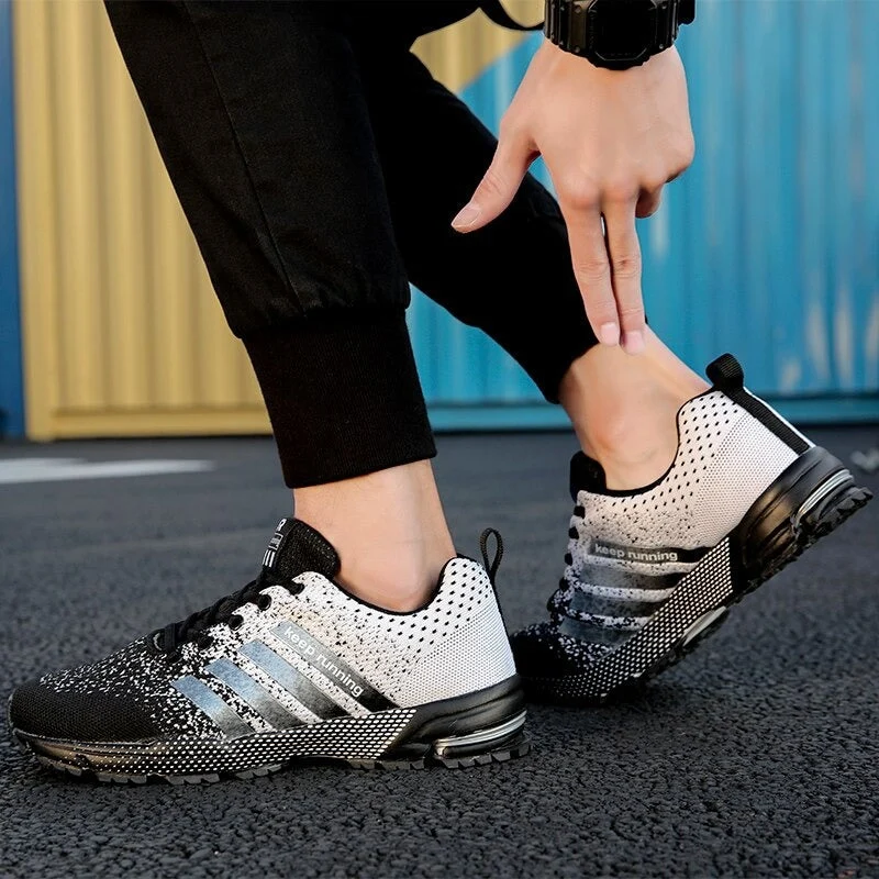 Sneakers homme à lacets avec semelle intérieure souple