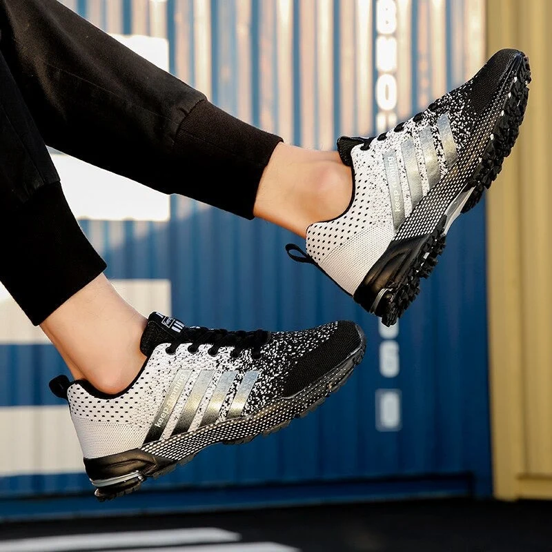 Sneakers homme à lacets avec semelle intérieure souple