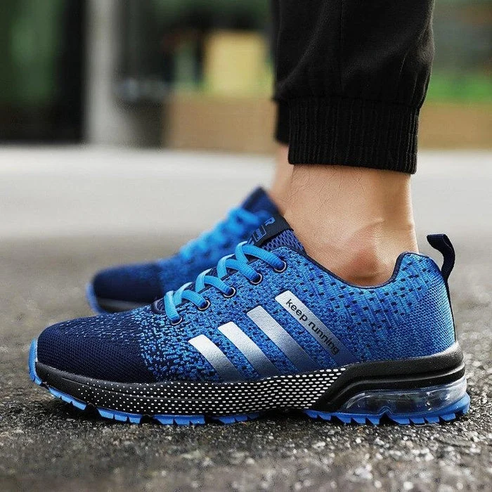 Sneakers homme à lacets avec semelle intérieure souple