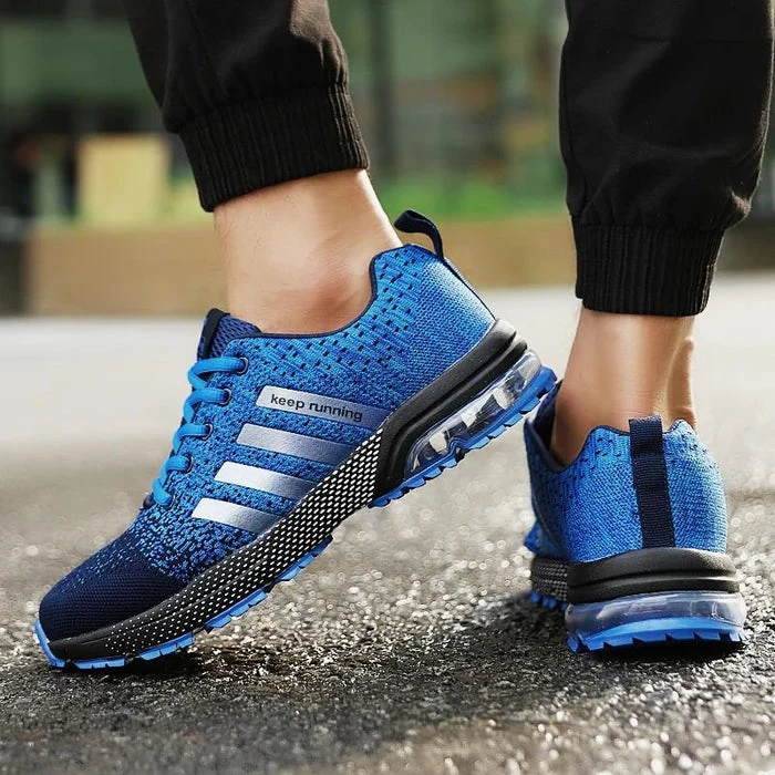 Sneakers homme à lacets avec semelle intérieure souple
