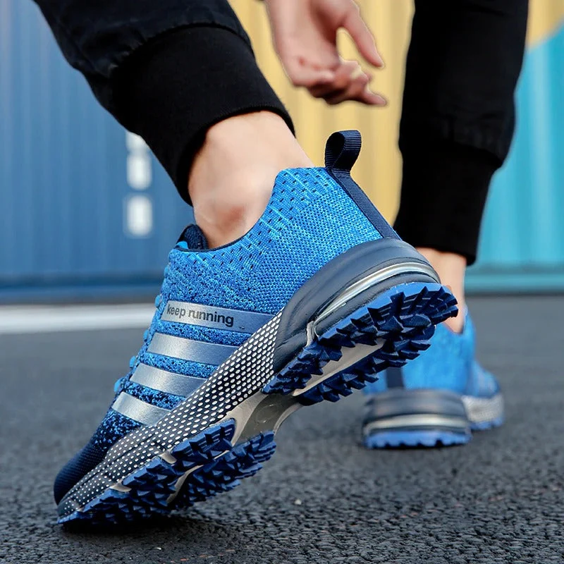 Sneakers homme à lacets avec semelle intérieure souple