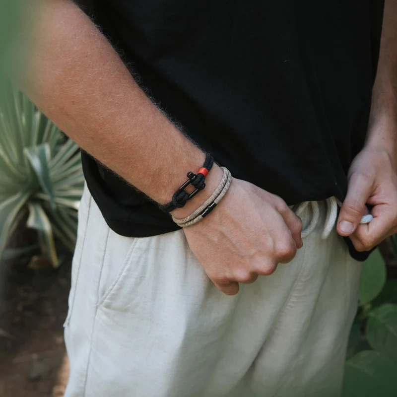 Bracelet homme en Design ajustable