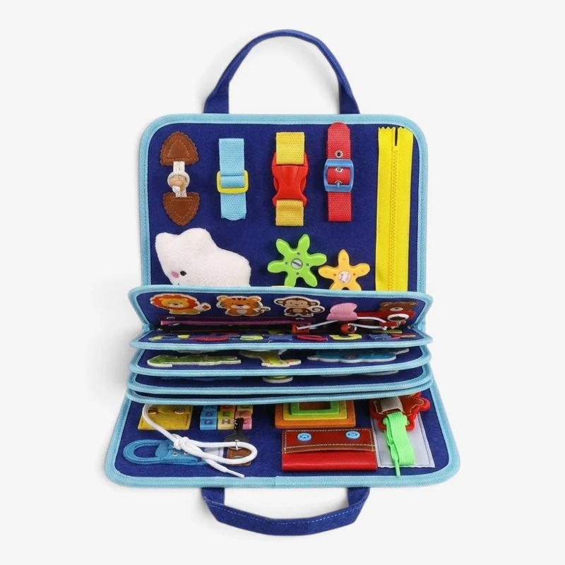 Tableau d’activités pour enfants avec boutons