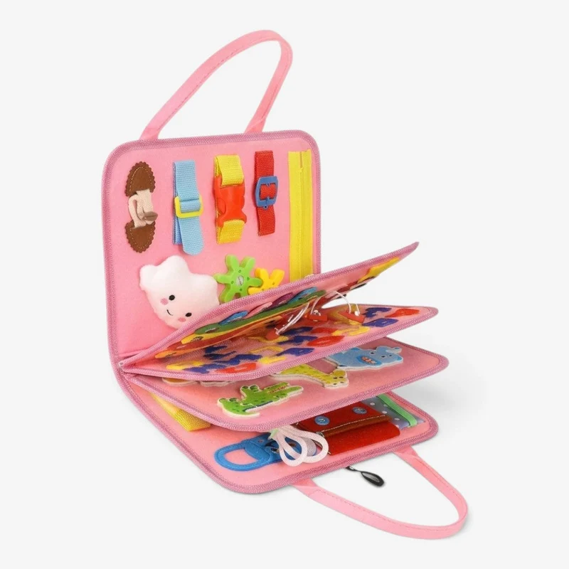 Tableau d’activités pour enfants avec boutons
