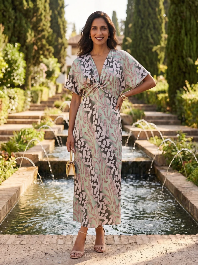 Robe Élégante en Tissu Arrayán - Maison Claire et Sylvie