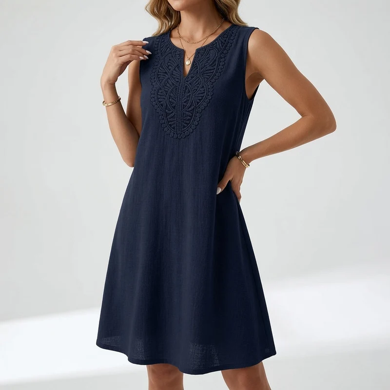 Lunésia™ — Robe bohème fluide élégance estivale