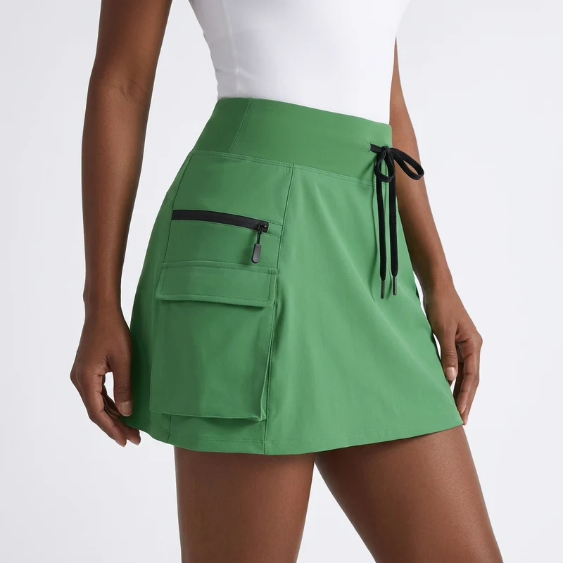 Valessia™ — Jupe-short cargo élégance sportive